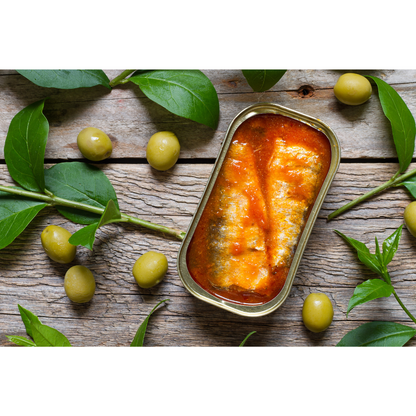 Bon Appetit Sardines in a Spicy Tomato Sauce 120g - Premium Quality from Portugal - Rich in Omega-3