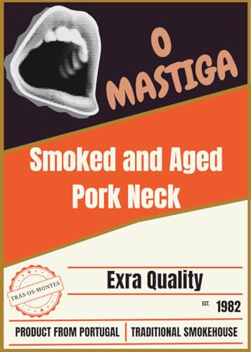 MASTIGA - Traditional Whole piece of Pork Neck Smoked, extra quality 300g - Aged & Dried, slowly Smoked with oak wood. Perfectly paired with wine, cooked or straigh out the package to the Deli Board