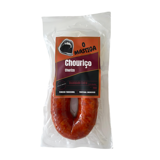 MASTIGA - Chorizo Traditional recipe, extra quality 200g - Ideal for cooking, grilling and incorporating into dishes, rich in flavour and aromas. Portugal