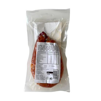 MASTIGA - Chorizo Spicy Traditional recipe, extra quality 200g - Ideal for cooking, grilling and incorporating into dishes, rich in flavour and aromas. Portugal