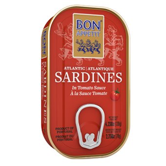 Bon Appetit Sardines in tomato sauce 120g - Premium quality from Portugal - rich in Omega-3